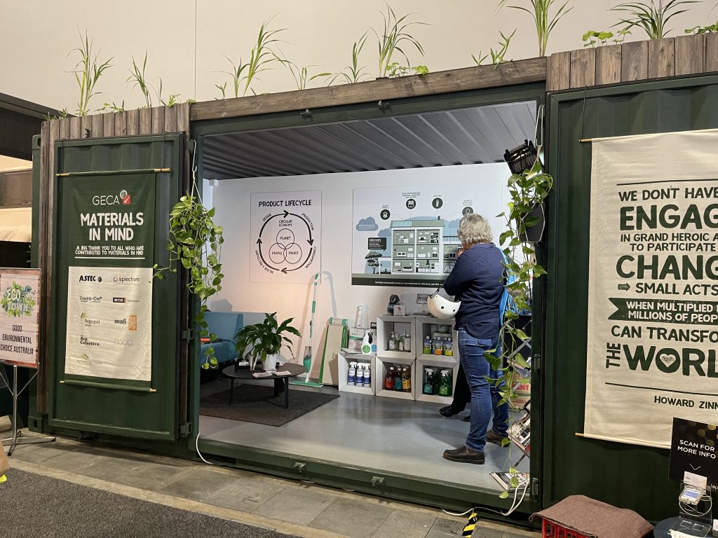 GECA's Materials in Mind Pod at the Sydney Home Show