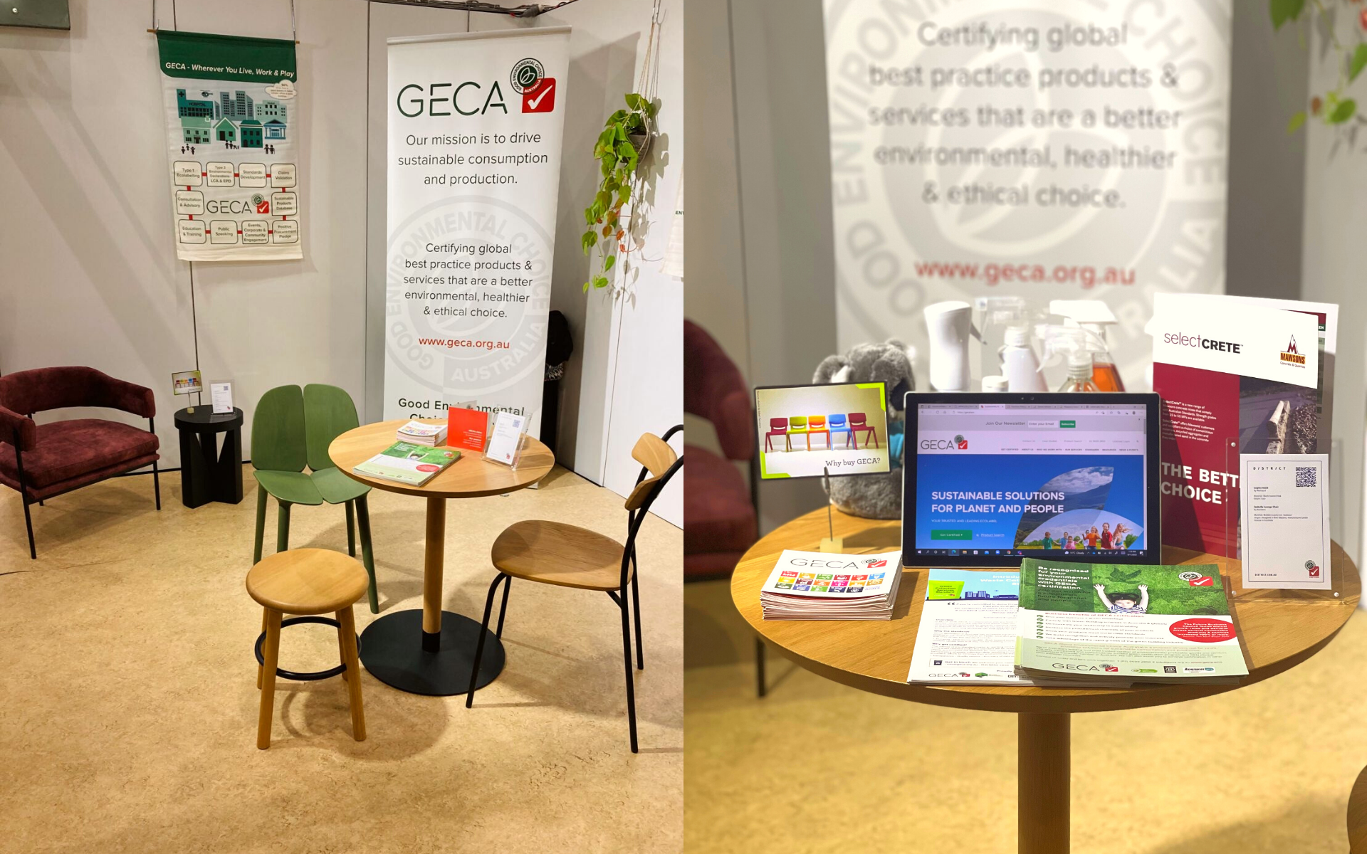 GECA's exhibit at DesignBuild x Total Facilities 2022