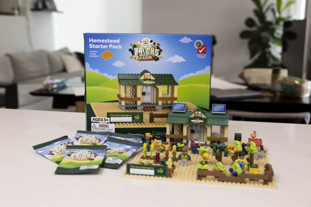 Woolworths Bricks Farm with GECA ecolabel